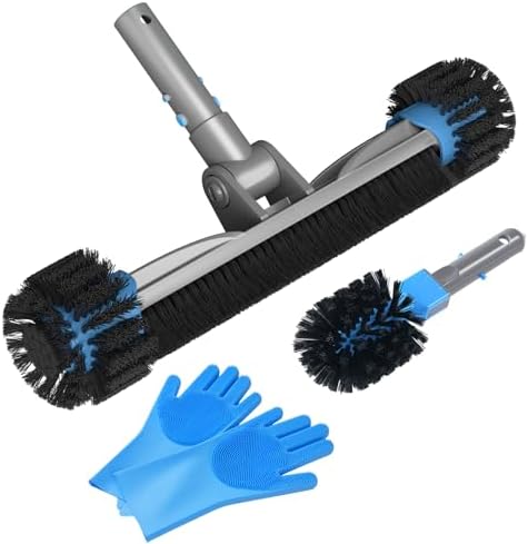 Cordless Pool Vacuum & 3-in-1 Basic Pool Cleaning Kit Bundle