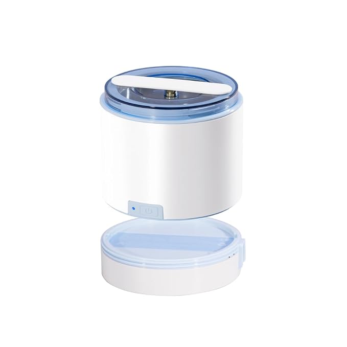 iSonic DS180 Portable Denture/Aligner/Retainer Cleaner for All Dental and Sleep apnea appliances, DC12V, AC100-240V Worldwide (Battery Only)