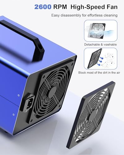 ONAMOR Bundle | Ozone Generator 70000mg and Digital Ozone Generator 180000mg - High Capacity Ozone Machine Odor Removal for Smoke, Car, Basement And Pet Room