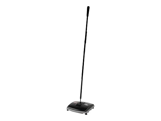 Rubbermaid Commercial Products Executive Series 6.5" Single-Action Mechanical Sweeper Cordless Black Collects Dust Dirt and Debris from Hard Floors and Carpet