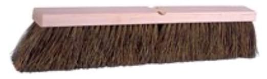 Weiler 44868 24" Palmyra Garage Sweep Kit; Includes 12 Heads + 12 Handles, 60" Metal Tip