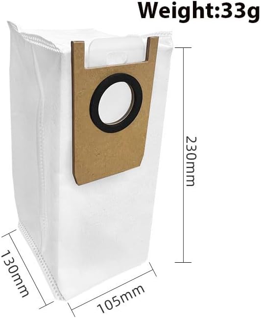 12PCS Dust Bags Replacement Accessory Kit for S1 Pro Omni, S1 Robot Vacuums Parts