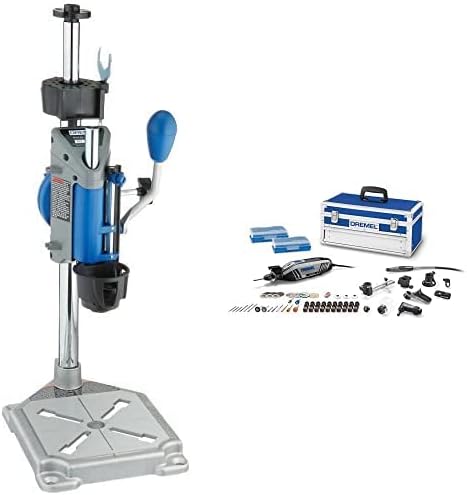 Dremel High Performance Rotary Tool Kit with Rotary Tool Workstation Drill Press Work Station and Wrench