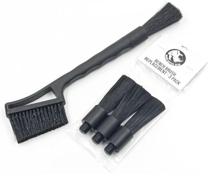 Rhino Coffee Grinder And Bench Brush Replacement Bristles - 3pk