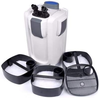H2Pro SunSun External Canister Filter for Aquariums 3 Stage Filtration System Quiet Operation Easy Maintenance 264 GPH Model HW-702AW