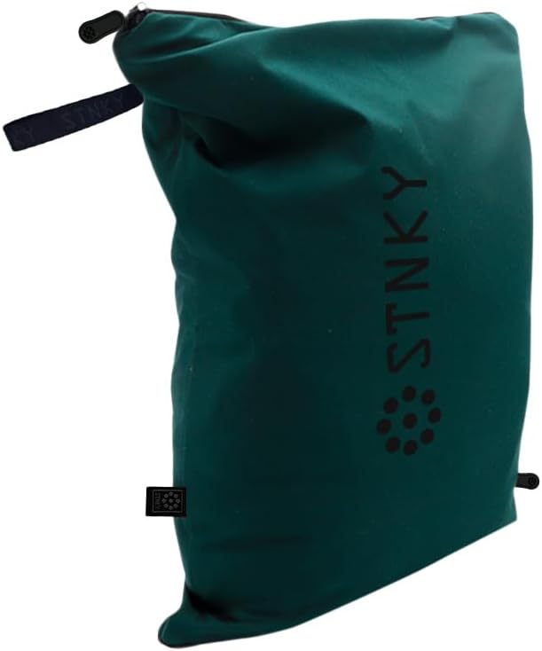 STNKY Bag Pro - Laundry Bags with Zips, Handles and Internal Mesh Bag for Travel, Yoga, Healthcare, Gym Kit, Laundry (Standard, Forest Green)