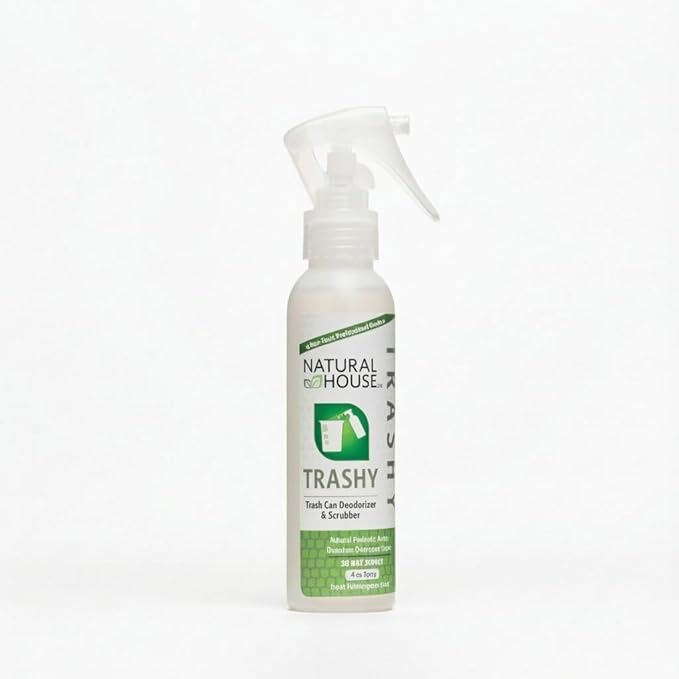 Trashy - Probiotic Trash Can Deodorizer Spray - Plant-Based Odor Remover - Non-Toxic - Botanical Scent - 4 oz