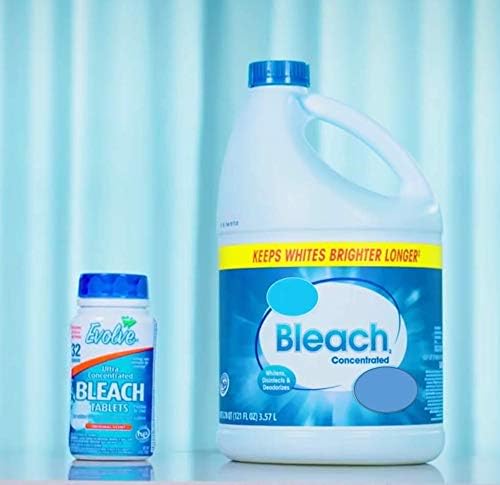 Evolve Concentrated Bleach Tablet Bulk Size 240 Tablets 1 Pack Linen Breeze