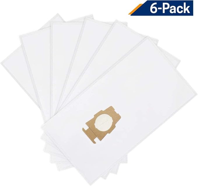 Kirby Allergen Reduction HEPA Filter Bags 6-Pack (204811) + OEM Belt 3-Pack (301291G) – Compatible with F-Style & Twist-Style Upright Vacuums