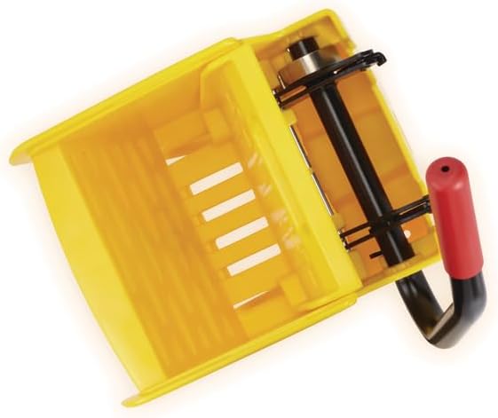 Rubbermaid Commercial Products Side-Press Replacement Wringer for WaveBrake 2.0 Mopping Buckets Yellow Heavy Duty Cleaning for Professional/Janitorial Use