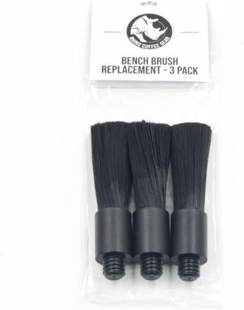 Rhino Coffee Grinder And Bench Brush Replacement Bristles - 3pk
