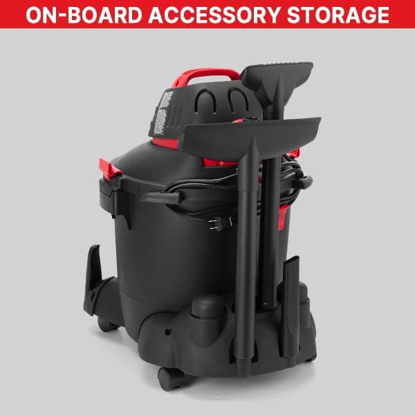 Shop-Vac 5922805 Wet/Dry Vacuum, 8 Gallon, 4.5 Peak HP, 1.25 Inch Diameter x 7 Foot Hose, 6 Foot Cord, Ideal for Jobsite, Garage, Workshop & Home