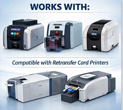 Retransfer Printer Cleaning Kit for XID Series ID Card Printers – Printhead & Roller Maintenance Kit, Prevent White Lines & Extend Printer Life (1 Kit)