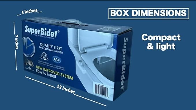 – Quality bidet attachment, elegant design | Dual nozzle for front and rear fresh water wash. Non-electric and retractable sprayers. Ultra-slim and easy to fit.