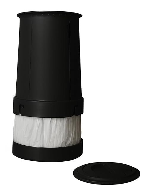 Toocan Trashcan - Classic Black -13 Gallon Trash Can with Removable Base & Lid – Patented Design, 40% More Space, Uses Standard Bags, Easy to Clean for Home or Office