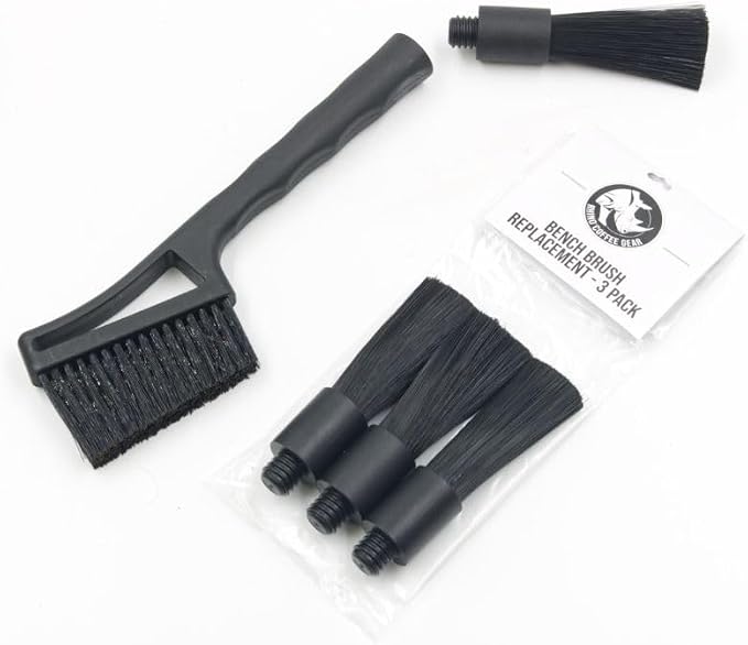 Rhino Coffee Grinder And Bench Brush Replacement Bristles - 3pk