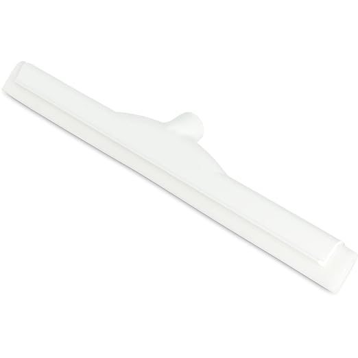 SPARTA 4156702 Plastic Double Foam Squeegee, Commercial Squeegee With Durable Contruction For Cleaning, Commercial, Residential, 18 Inches, White