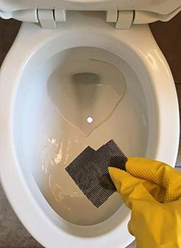 PUMIE Flexi-Scour (24 Pack) - Flexible Scrubbing Screen - Heavy Duty Scouring Pad - Abrasive Grit Cleaning Screen for Toilet Bowls, Grills, Removes Carbon, Rust, Scale, Grime - 5.5x4 in, FLEX-24 C