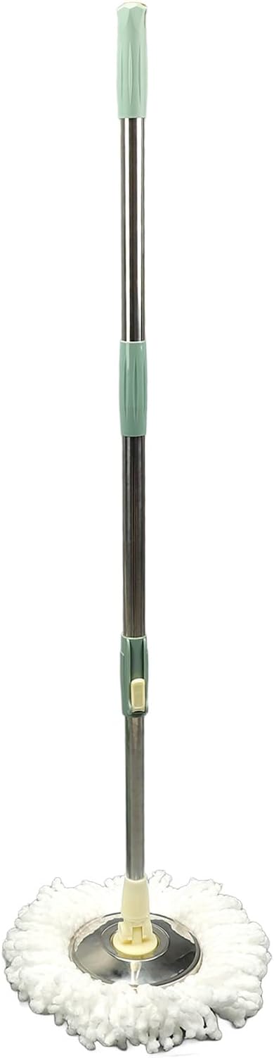 Spin Mop Bucket Floor Kit System Double Drive Washable Reusable Labor Saving Home Office