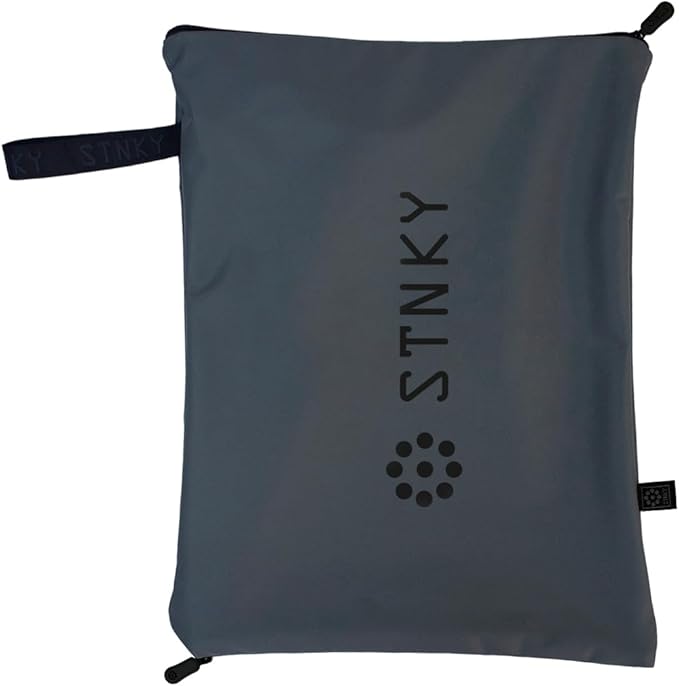 STNKY Bag Pro - Laundry Bags With Zips, Handles and Internal Mesh Bag for Travel, Yoga, Healthcare, Gym Kit, Laundry (Standard, Grey)