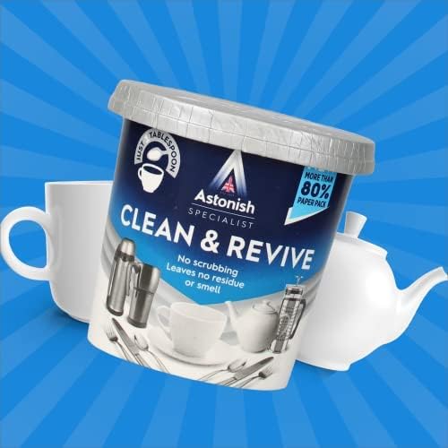 Astonish Revival Bundle - Includes Specialist Leather Conditioning Cream, Oven & Cookware Cleaning Paste & Specialist Clean & Revive Foaming Powder