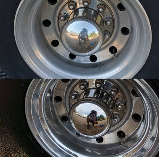 Renegade Products USA Pro Red Liquid Metal Polish - Heavy Cut Aluminum Metal Polish High Luster on Rims, Wheels, Tanks, Bumpers, Aluminum & Stainless Steel 24 Oz Bottle