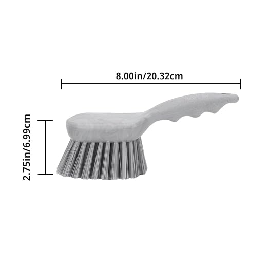 SPARTA 40541EC14 Plastic Scrub Brush, Utility Brush, Kitchen Brush With Hanging Hole For Cleaning, 8 Inches, Blue - (Pack of 1)