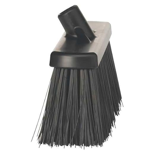 Remco 12 in Sweep Face Broom Head, Stiff, Synthetic, Black 29159-1 Each