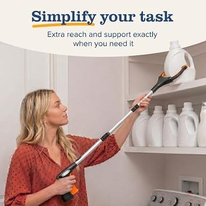 EZPIK Pro 50" Foldable Grabber Reacher Tool for Seniors - Grabbers for Elderly Reaching Tool Heavy Duty Pickup Trash Picker Upper Equipment - Claw Grabber Stick for Reaching Aids, Weed Gripper