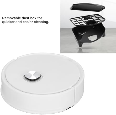 Yosoo Smart Robot Vacuum and Mop Combo, Advanced Navigation, Dynamic Cleaning Mode Adjustment, Robotic Vacuum Cleaner, Powerful Suction, Self Charging, Pet Hair, Hard Floors