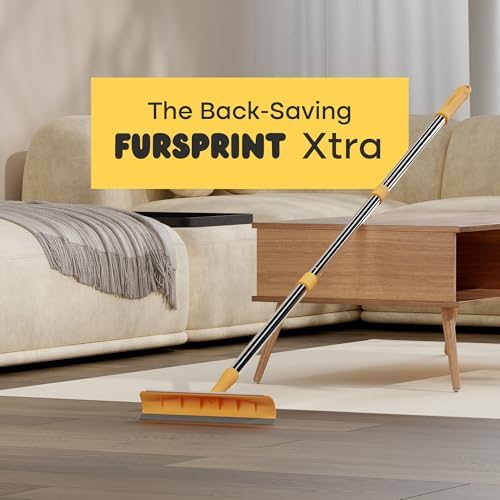 Uproot Clean Washing Machine Cleaner Tablets 24-Pack + Fursprint Xtra Pet Hair Removal Tool Bundle, HE/Top/Front Load Compatible Tabs, Help Remove Odor & Reusable Fur Scraper for Carpets & Cars