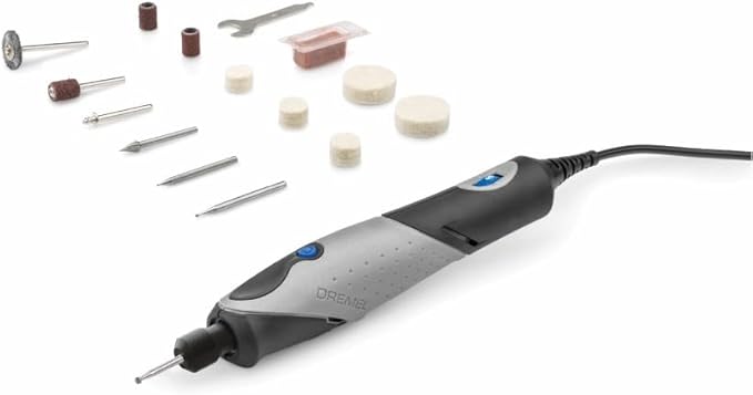 Dremel Stylo+ Craft Rotary Tool Kit with 15 Accessories - Engraving Pen for Wood Carving, Glass Etching, and Jewelry Making (2050-15)