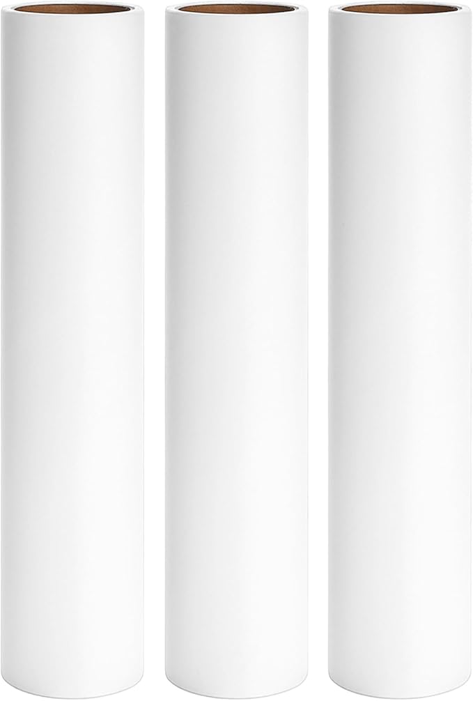 9.45 inch Lint Roller Refills for Floor Lint Roller Replacement 9.4 inch to 9.5 inch Wide Large Floor and Carpet Lint Remover Refills, Pack of 3 Rolls Extra Sticky 180 Sheets Total