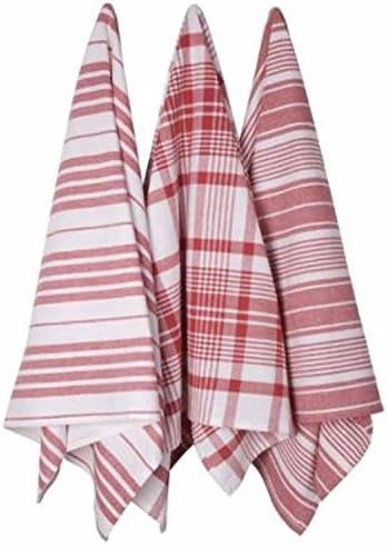 Now Designs Jumbo Dish Towels (Set of 3) - Red