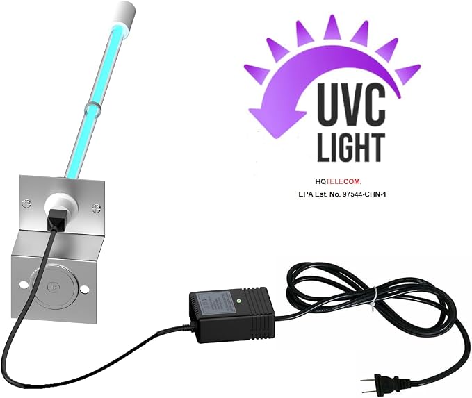 Coolworld 120V 14" Bulb UV Lamp for A/C HVAC Coil Systems - Up to 5 Tons