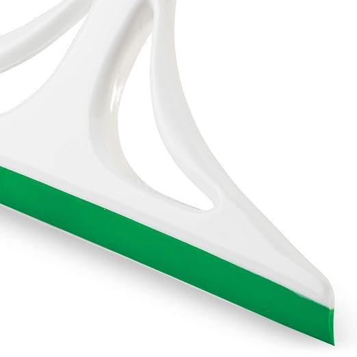 Libman Commercial 1070 Shower Squeegee, Polypropylene and Sanoprene, 8" Wide, Green and White (Pack of 6)