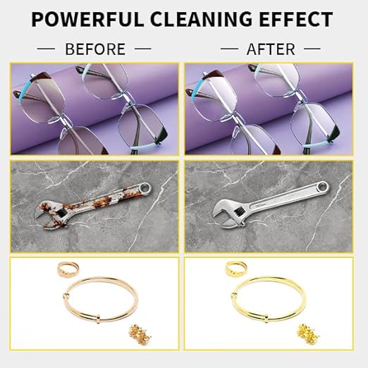 Commercial Ultrasonic Cleaner with Knob, 2L Professional Ultrasonic Cleaner, 40kHz with Heater and Timer for Tools, Jewelry, Watches, Glasses, Dentures, and Small Metal Parts