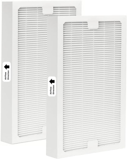 Nispira True HEPA Replacement Filter Compatible with Hunter Models 30966, 30747, 30748, 30750, 30856, 37748, 37750 Air Purifier, 2 Packs