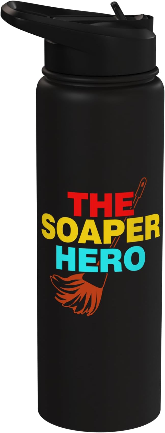The Soaper Hero Cleaning Stainless Steel Insulated Water Bottle