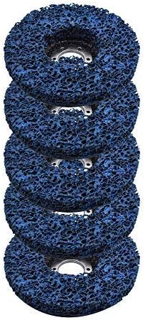 5Pcs 4-1/2" x 7/8" Strip&Clean Discs for Angle Grinders