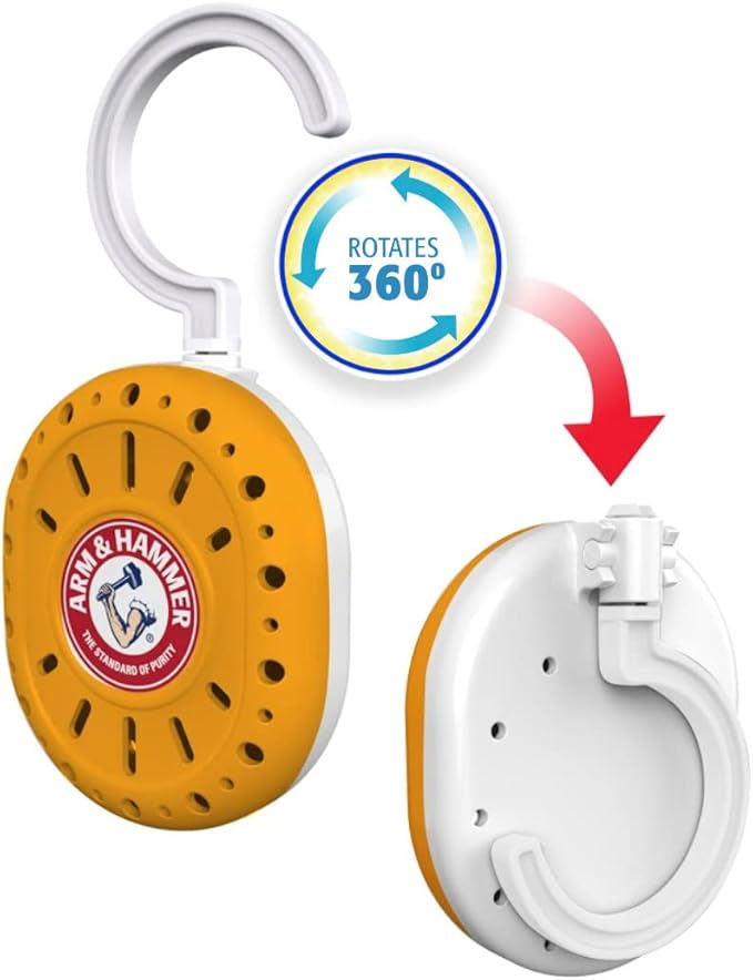 Arm & Hammer 10-Pack Odor Busterz Deodorizing Balls and 8-Count Odor Eliminator Collection with Spheres, Clip N' Go's, and Closet Mates