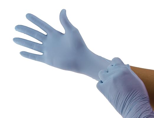 Cranberry CR3559case Crave Nitrile Powder Free Examination Glove, X-Large, Blue (Pack of 2000)