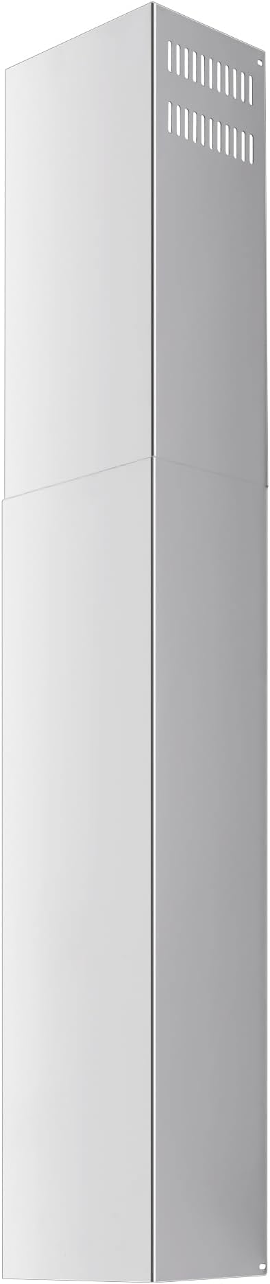 Wall Mount Range Hood Cover Extension Retractable Adjustable Kitchen Fan Chimney Vent Extender Duct Stainless Steel Upper and Lower 8 1/4"(W) x6. 7"(D) x 31 1/2~63"(H)
