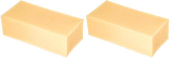 Carlisle FoodService Products 36550100 Commercial Cleaning/Washing Foam Sponge, 8.25", Yellow (Pack of 2)