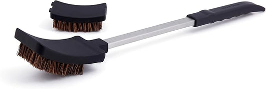 Broil King 64038 Baron Palmyra Bristle Grill Brush, Stainless Steel and Black