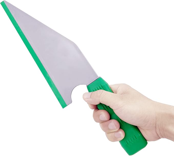 CARTINTS 15inch Long Bulldozer Squeegee Window Tint Squeegee with 10inch Rubber Blade, for Large Areas/Narrow Corners, Cleaning Windshield, Window, Mirrors