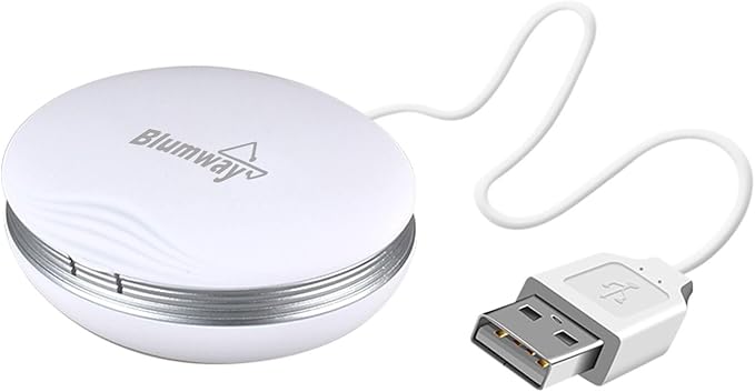 Contact Lens Cleaner Machine, Blumway Ultrasonic Contact Lens Cleaner with USB Charger, Small & Portable, Fit Disposal Soft Lens, Hard Lens, Contact Lens, Colored Lens, RGP Lens & OK Lens