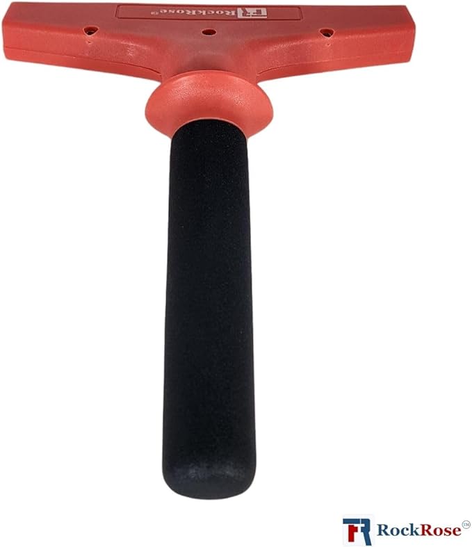 RockRose 8'' Big Mouth Squeegee Handle - Professional Tinting Tool - Heavy Duty Sturdy Plastic Handle for Security Film Installation & Home Window Automotive Film - Extra Leverage Pack 2 Units