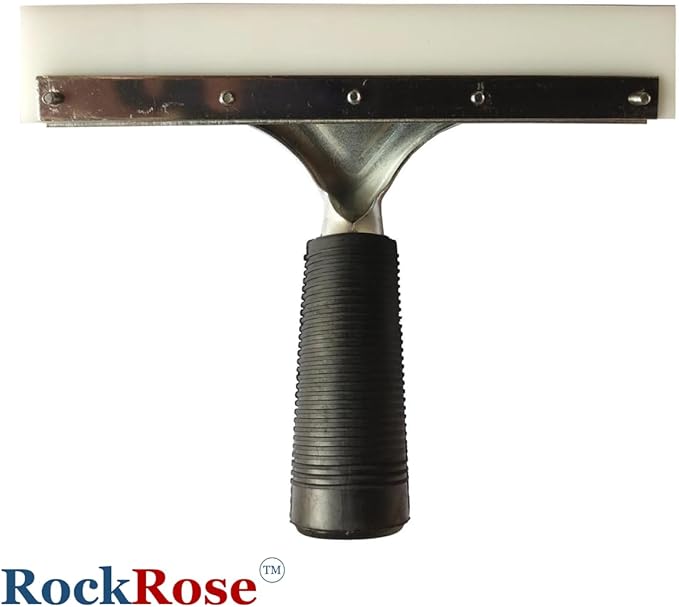RockRose 8'' Big Mouth Squeegee Handle - Professional Tinting Tool Heavy Duty Sturdy Stainless Steel Handle for Security Film Installation & Home Window Automotive Film - Extra Leverage Pack 1 Unit