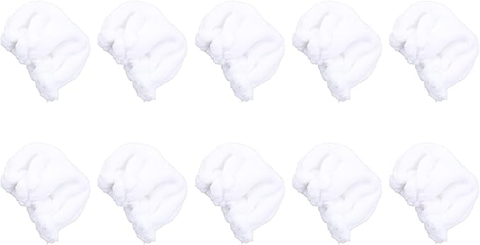 Yosoo Steam Cleaner Accessories, Reusable Steam Mop Pads, Steam Cleaner Cleaning Pads Thickened Reusable Microfiber Cloths for Steam Mop 10pcs Steam Cleaner Accessories, Reusable Steam Mop Pads